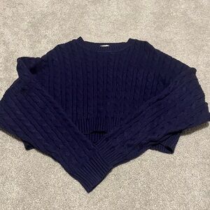 ALTARD STATE CABLE KNIT CROP SWEATER